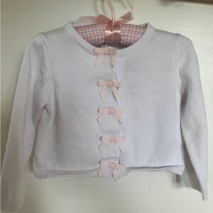 Janie and Jack Baby Bow Cardigan 18-24months